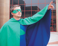 Town longs for return of super hero