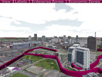 3D map details Birmingham