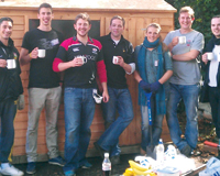 Cluttons surveyors get their hands dirty
