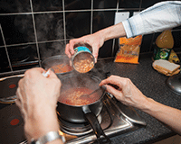 Property executives spend the night in student digs