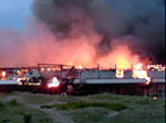 Lancashire pier destroyed by fire