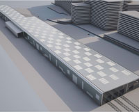 North London Network Rail depot leaves station
