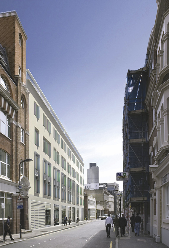 Paul Street, EC2Shoreditch student flats-led scheme