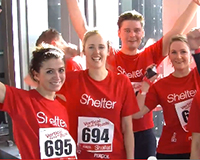 Celebs join Vertical Rush challenge