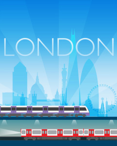 LONDON POSTER LARGE