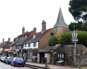 Couple complain about village church clock that chimes every 15mins 24 hours a day, Mayfield, East Sussex, Britain - 27 Oct 2010