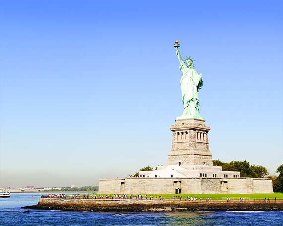 The Statue of Liberty, New York. Photo: Rex Shutterstock