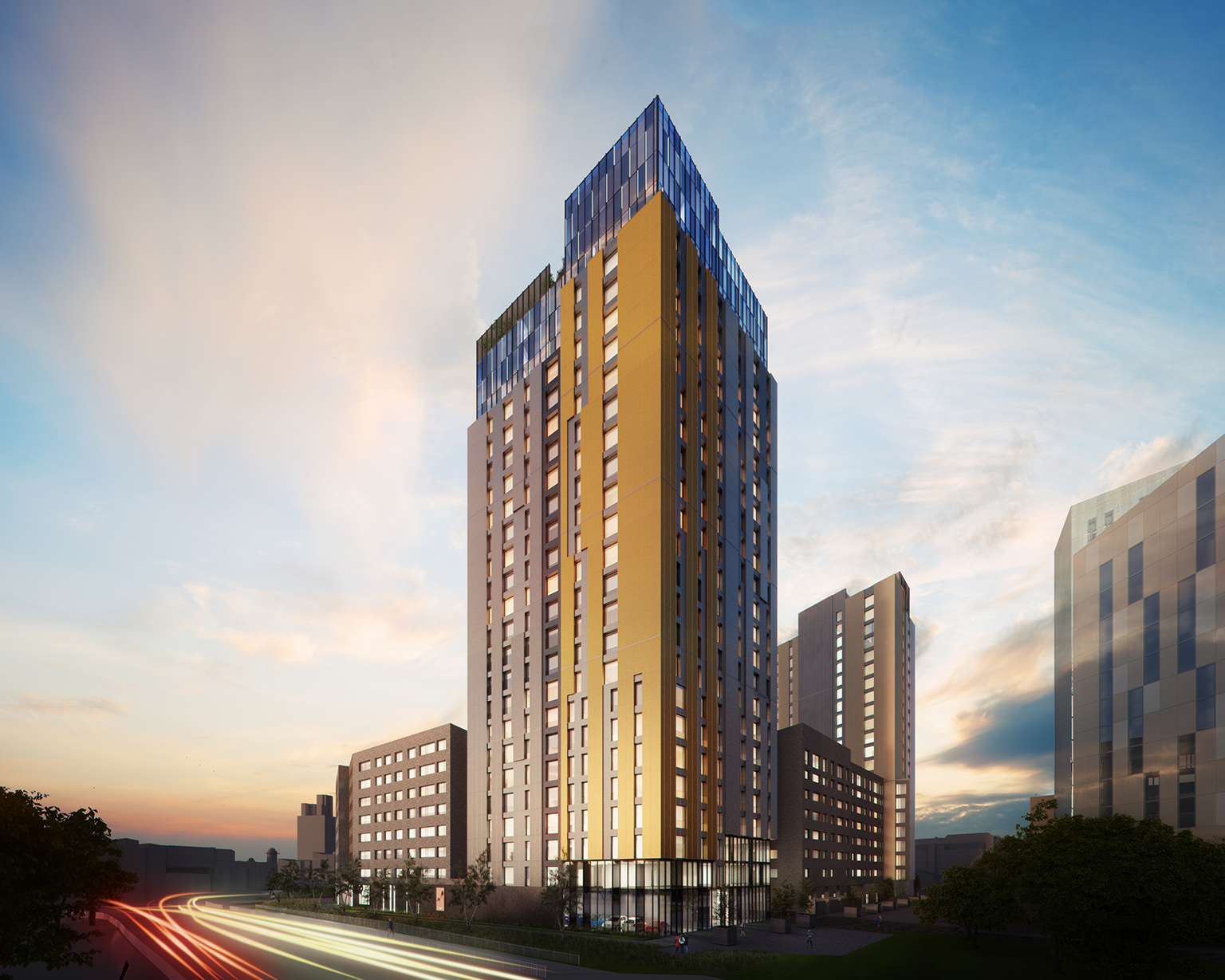 Patrizia PRS First Street Manchester resi flats
