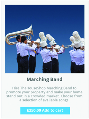 House shop box marching band