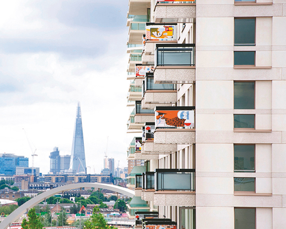 The East Village, formerly the Athletes' Village, E20