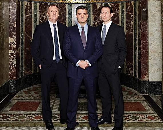 Neil McLeod, Dan Van Gelder, Mark. Fitzroy Place, W1, London, Ap