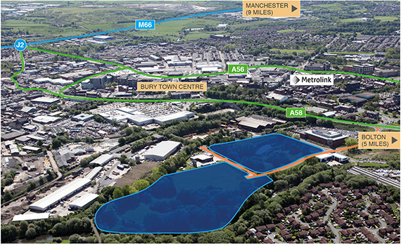 Chamberhall-business park Aerial