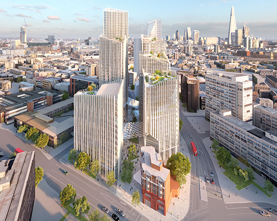 Elephant & Castle towers approved