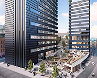 Football stars’ Manchester towers