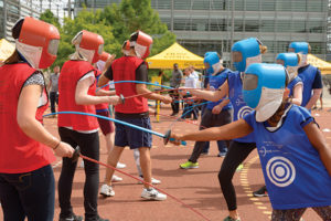 Chiswick-Park-Enjoy-Work---Winner-takes-it-all-fencing