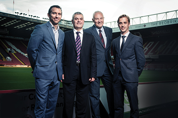 L-R: Simon McCabe, Martin McKervey, Chris Scholey, Rob Darrington