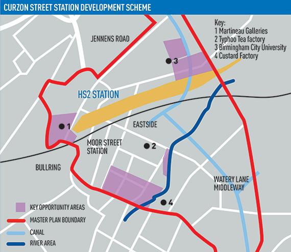 Curzon street station development scheme