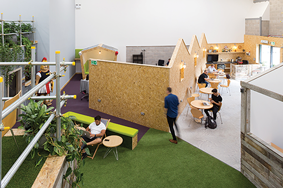 An interior at Capital & Centric’s Foundry, Salford