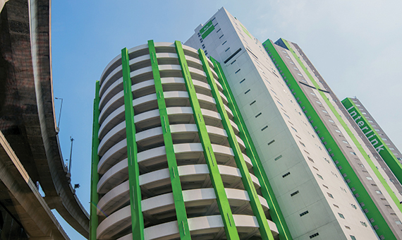 Interlink’s 24-storey warehouse and distribution scheme in Tsing Yi, in Hong Kong’s ports district
