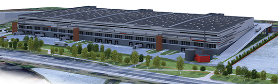 SEGRO’s proposed two-storey DC7 warehouse in Gennevilliers, Paris