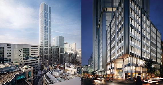 British Land and GIC’s 32-storey tower at 2-3 Finsbury Avenue Square, EC2