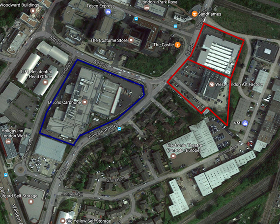 imperial college north acton aerial 570