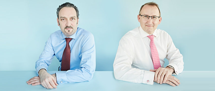 Chris Jones (L) and Tim Saunders, Places for People. Portrait by Tom Campbell