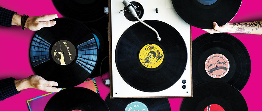 Nostalgia: sales of vinyl have risen