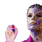 Forward Woman Artificial Intelligence Robot