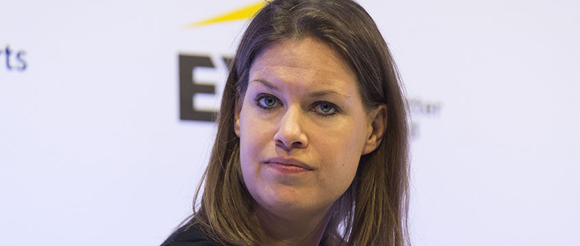 Mandatory Credit: Photo by Ray Tang/REX/Shutterstock (5356118u) Jo Bertram, Uber Regional General Manager, UKI and Nordics CBI Conference, London, Britain - 09 Nov 2015