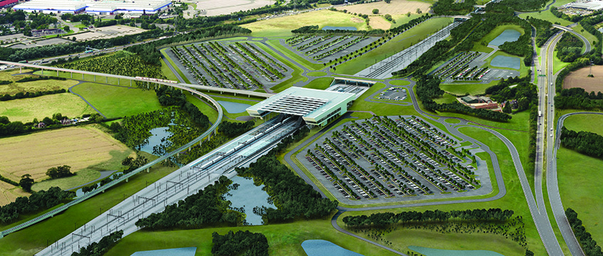 The original vision for Birmingham Interchange - a 'bare bones' station