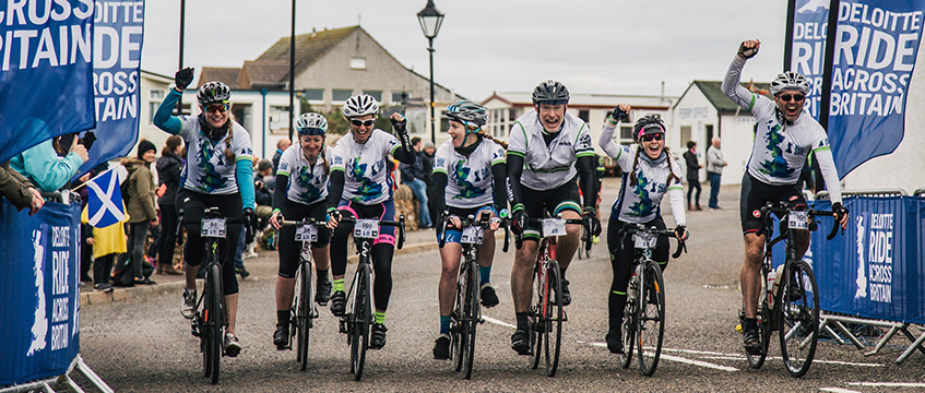 Deloitte raises £22,000 in cross-Britain cycle challenge