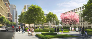 Detail of CapCo's original Earls Court masterplan