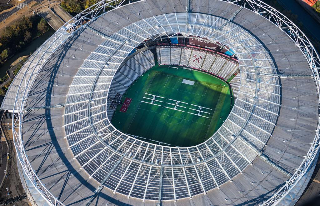 West Ham stadium (c) Jason Hawkes