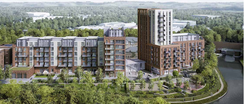 Peveril submits plans for 200 Guildford BTR flats
