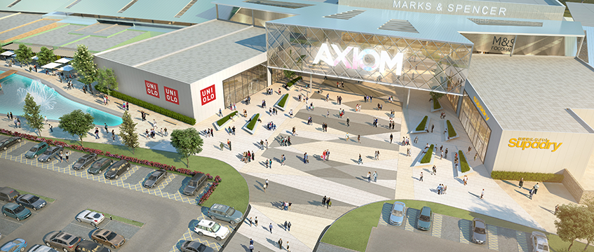 Entrance, Axiom shopping centre, Wakefield