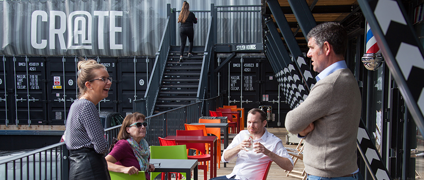 Inside the Essex business hub built from shipping containers