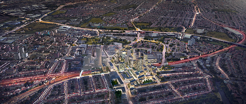 CGI of Barking town centre