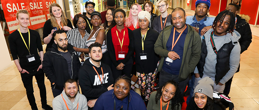 Circle Collective graduates at Lewisham Shopping Centre