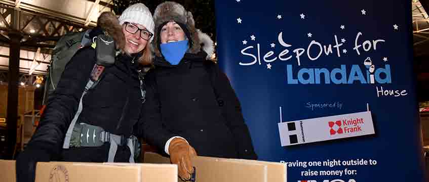 First LandAid sleep out raises more than £150,000