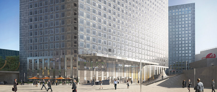 CGI of the Landscape building