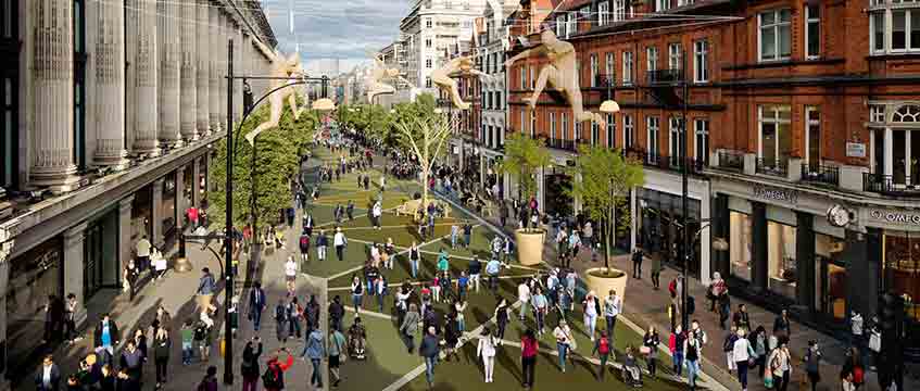 Support steps up for Oxford Street pedestrianisation