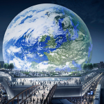 MSG Sphere, Stratford, London, 'earth'