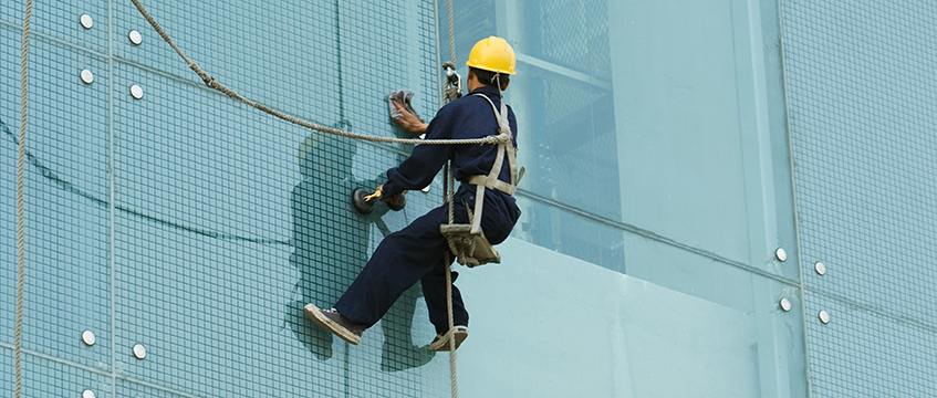Window cleaner. Photo: PhotoAlto/REX/Shutterstock