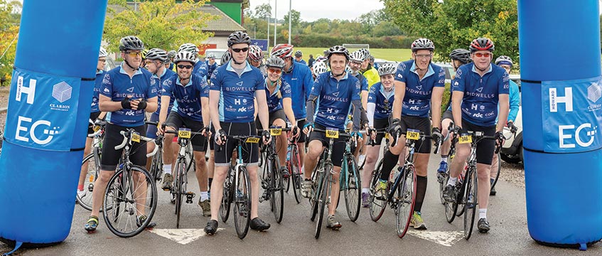 EG Etc: Bidwells cyclists ride 100 miles for Maggie’s