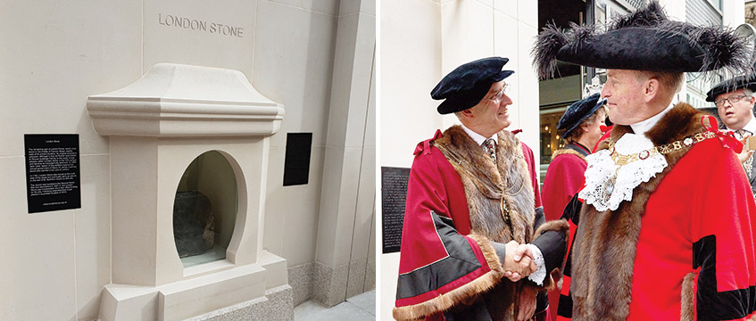 London Stone returns to Cannon Street