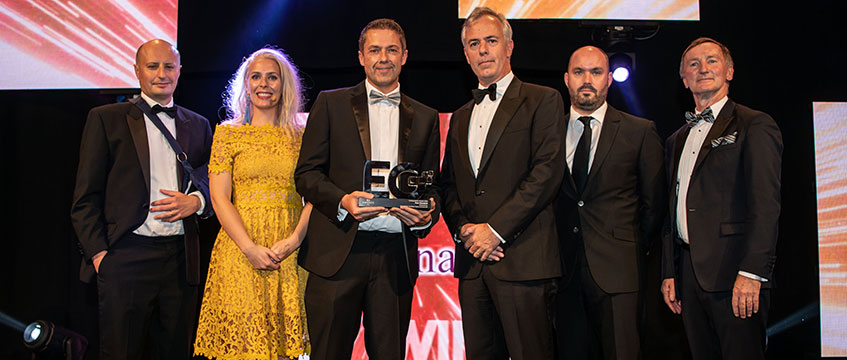 Fort Kinnaird team at the EG Awards 2018