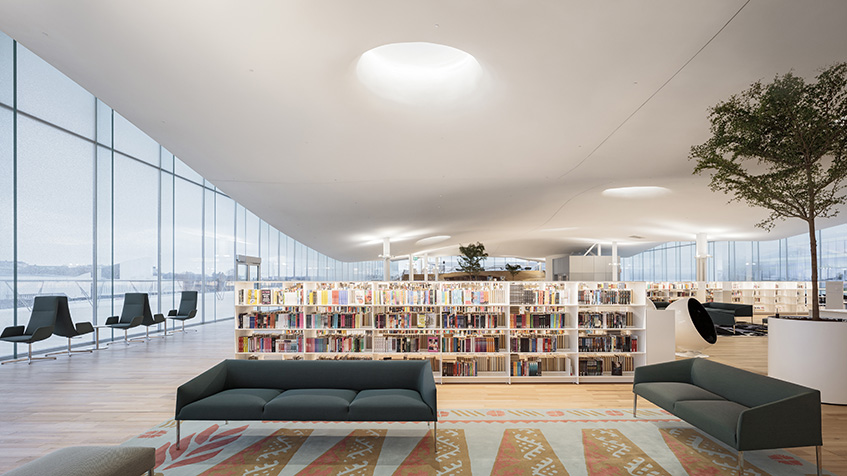 City of Helsinki 20181203 Helsinki Central Library Oodi. Photo: Tuomas Uusheimo