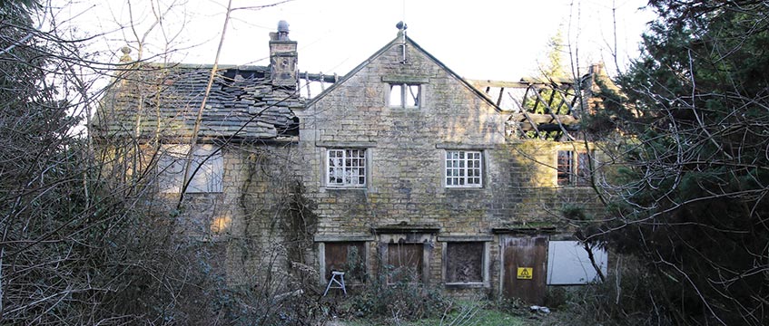 Fire damaged resi opportunity offer at Mark Jenkinson