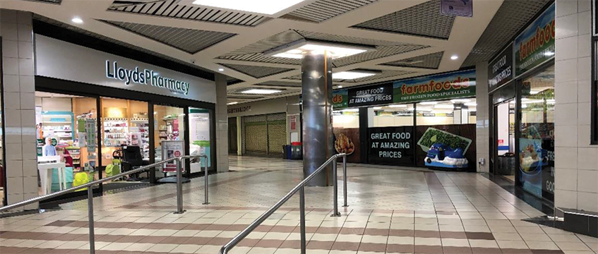 The Kirkcaldy shopping centre